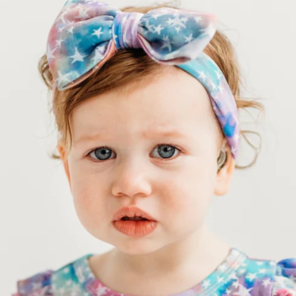 SOLD Little Sleepies Stardust Luxe Bow